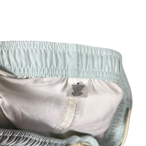 Shiner Magellan Bock Beer Swim Trunks Shorts Mens Medium Blue Print Novelty Fish - Picture 5 of 5